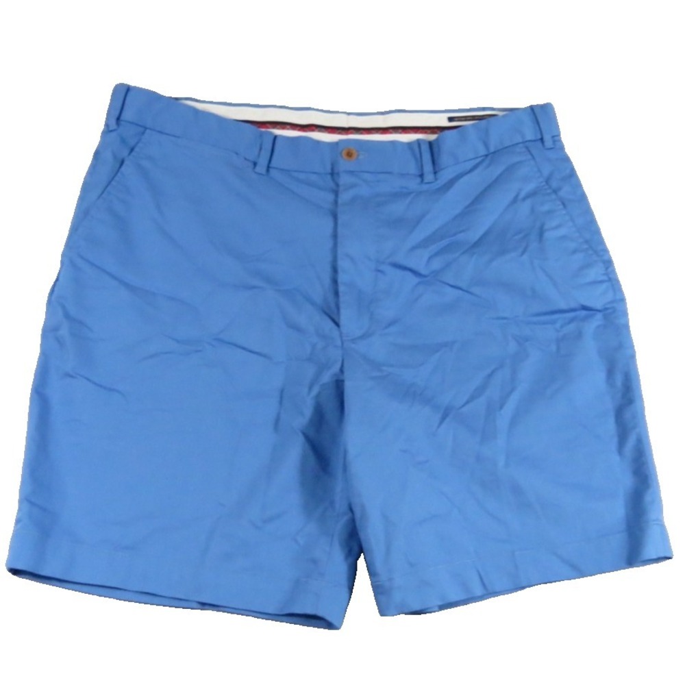 Polo Golf Ralph Lauren Shorts Men 38 Blue Cotton Twill Stretch Classic Fit Crest